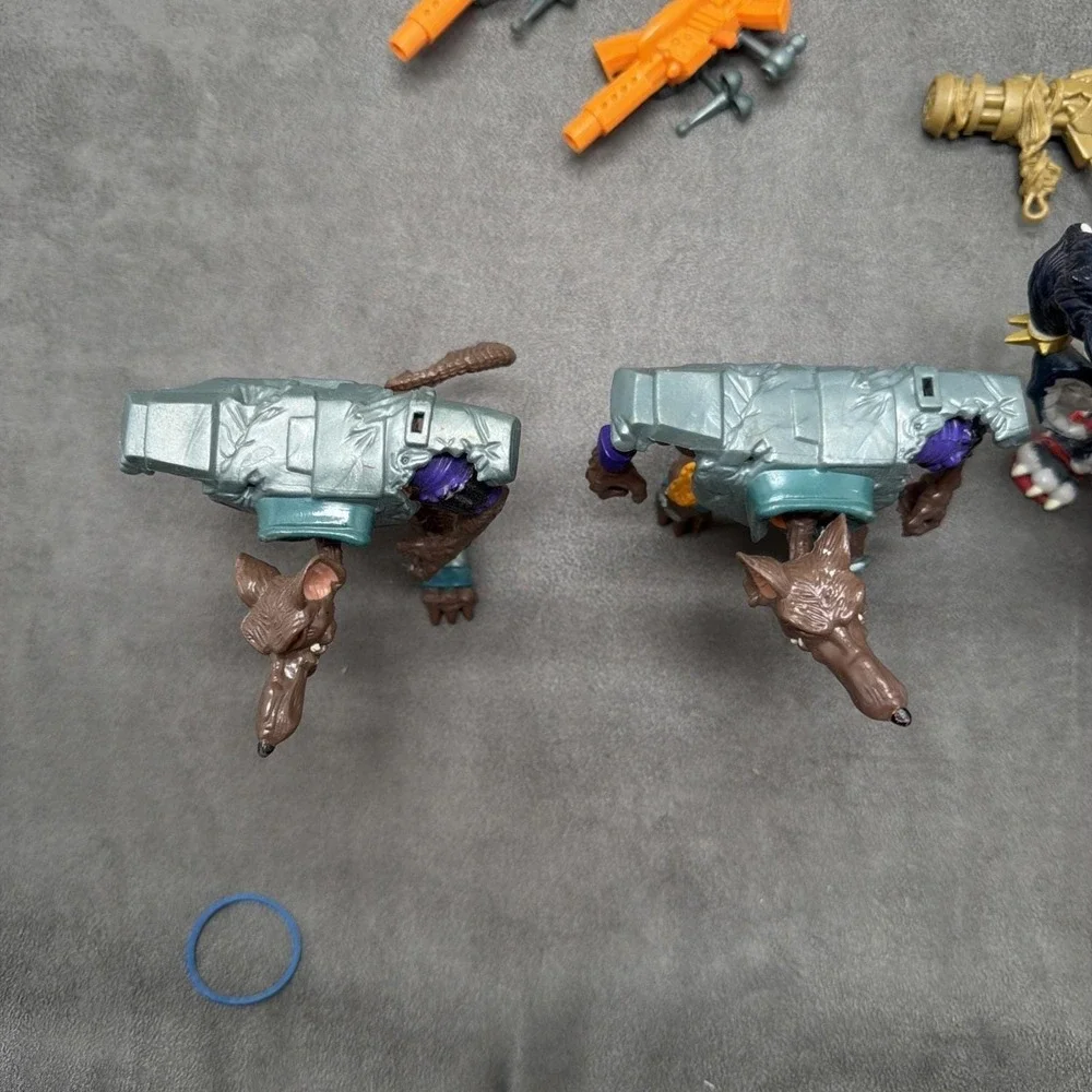 Vintage Playmates Earthworm Jim Henchrat & Jim Bob Action Figure Toys Lot
